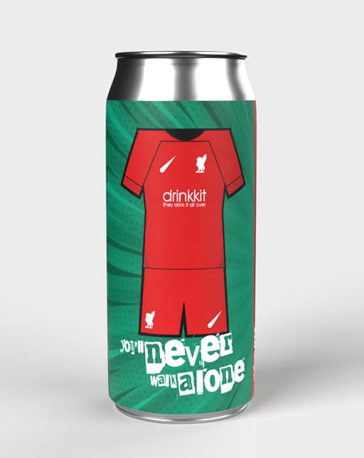 Liverpool Home Kit Inspired Beer 6x440ml can pack